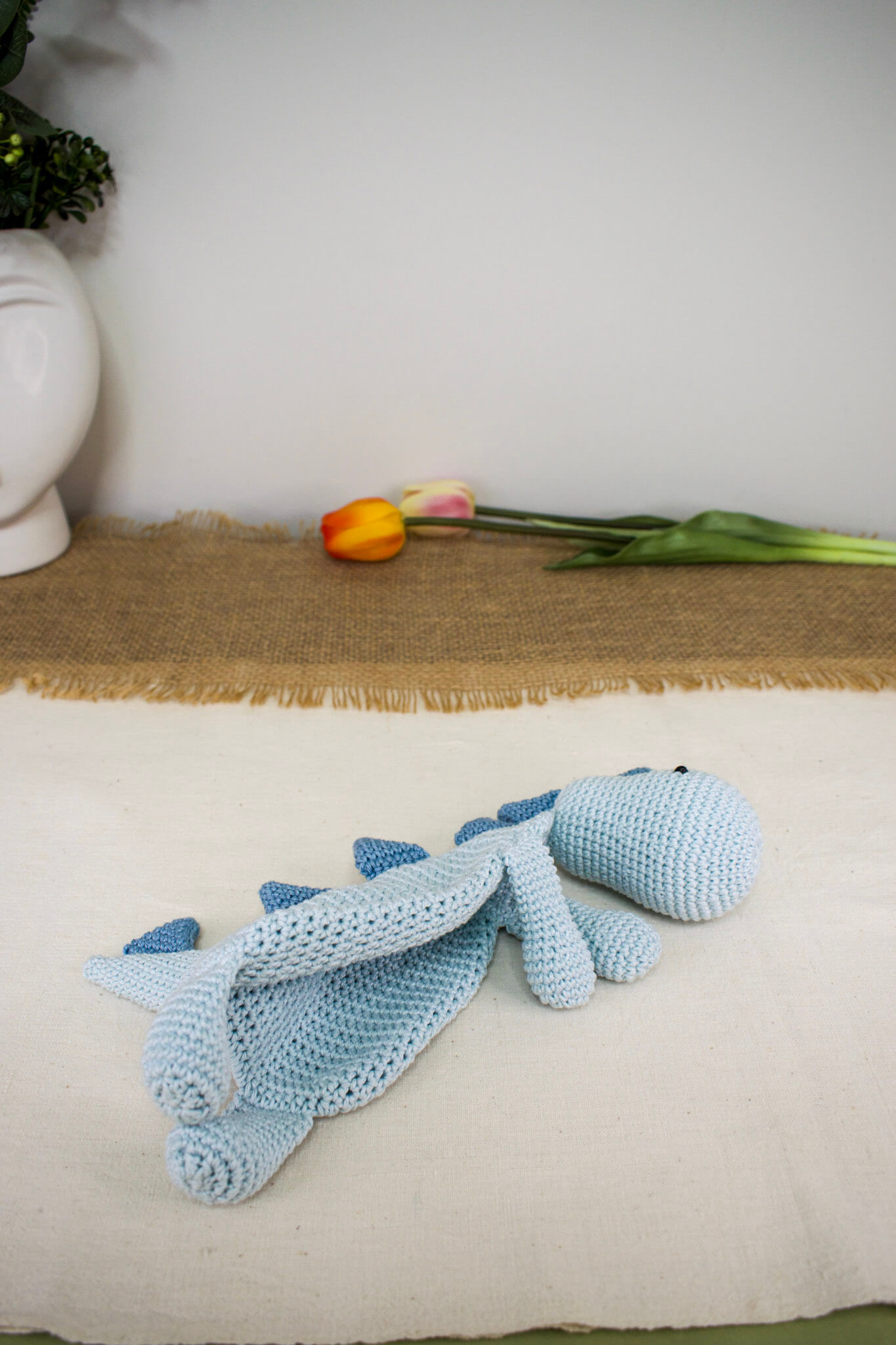 Πανάκι Παρηγοριάς Amigurumi Δεινόσαυρος 4