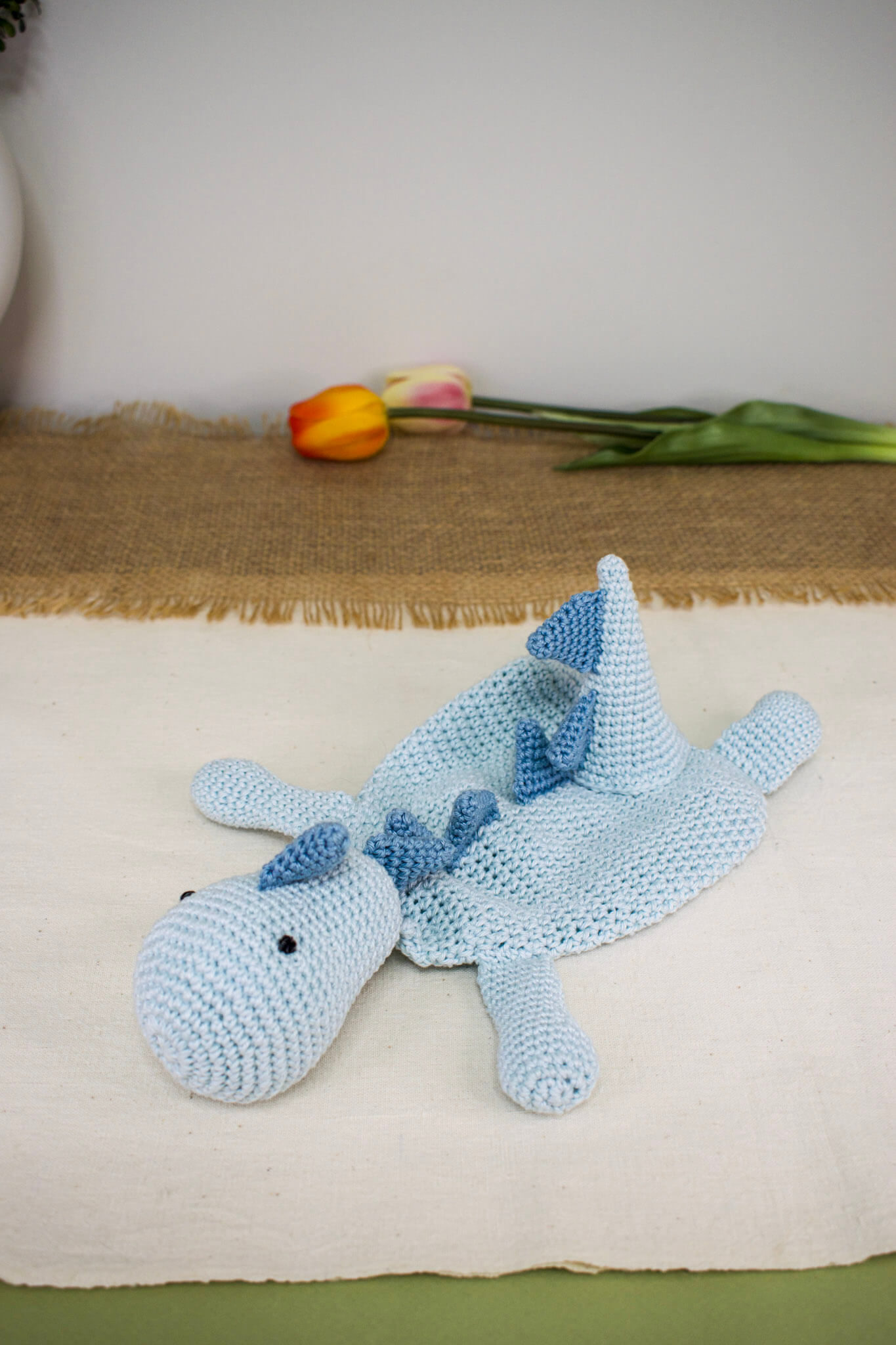 Πανάκι Παρηγοριάς Amigurumi Δεινόσαυρος