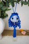 πλεκτό μπρελόκ amigurumi νεκρή νύφη tim burton
